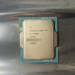 intel core i9 14900K CPU computer processor 450 cash or partial trade for a 12-13 or 14th gen I-5 or i-7 plus 200 cash