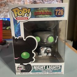 Funko Pop Movies How To Train Your Dragon The Hidden World #726 Night Lights Black