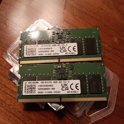 2x8 16GB DDR5 5600MHZ Kingston