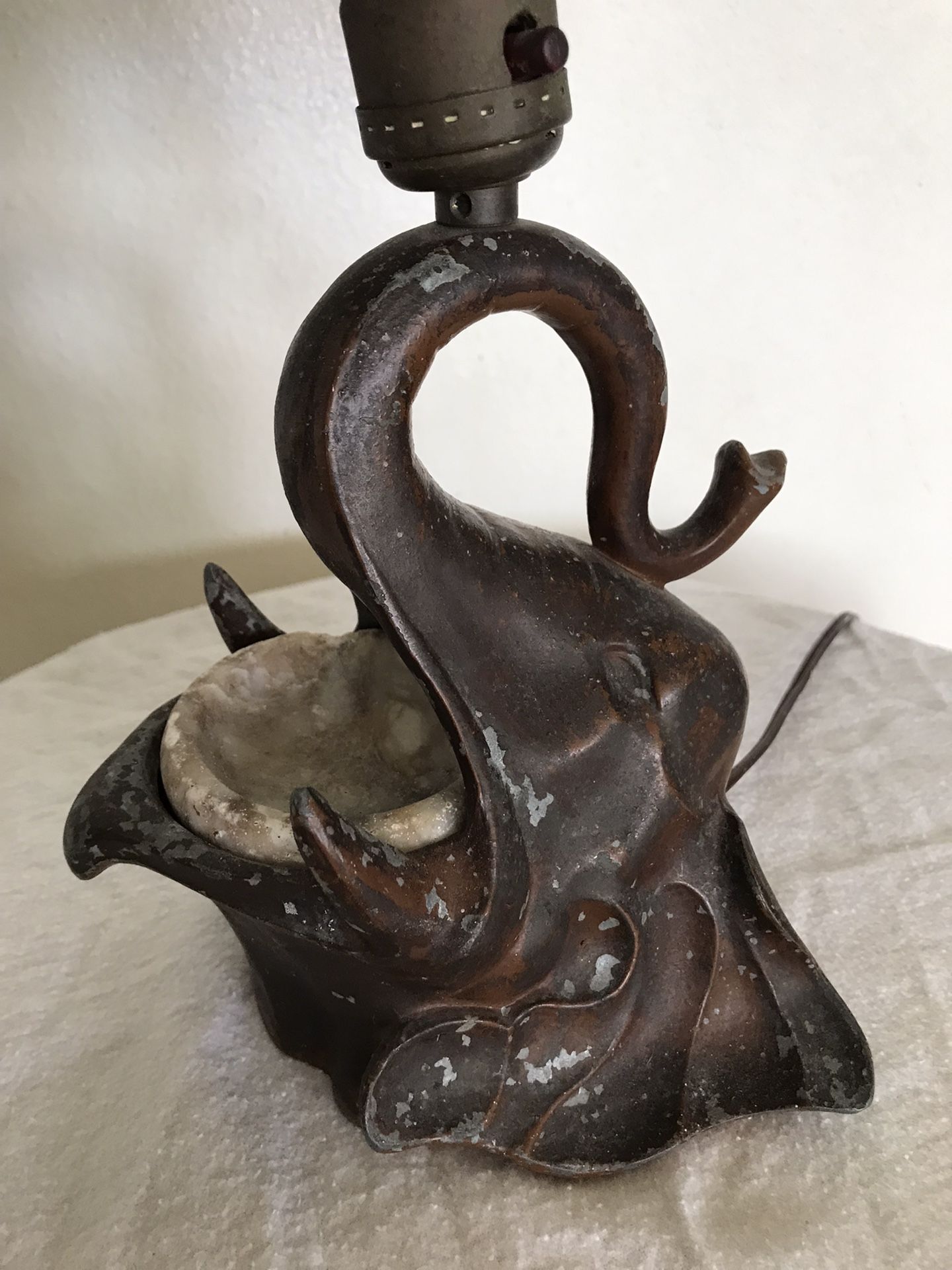 RARE FRANKART ASHTRAY LAMP