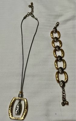 Brighton "Sensation" two-tone jewelry set