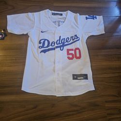 Dodgers Youth Betts White $60ea Firm S M L Xl 