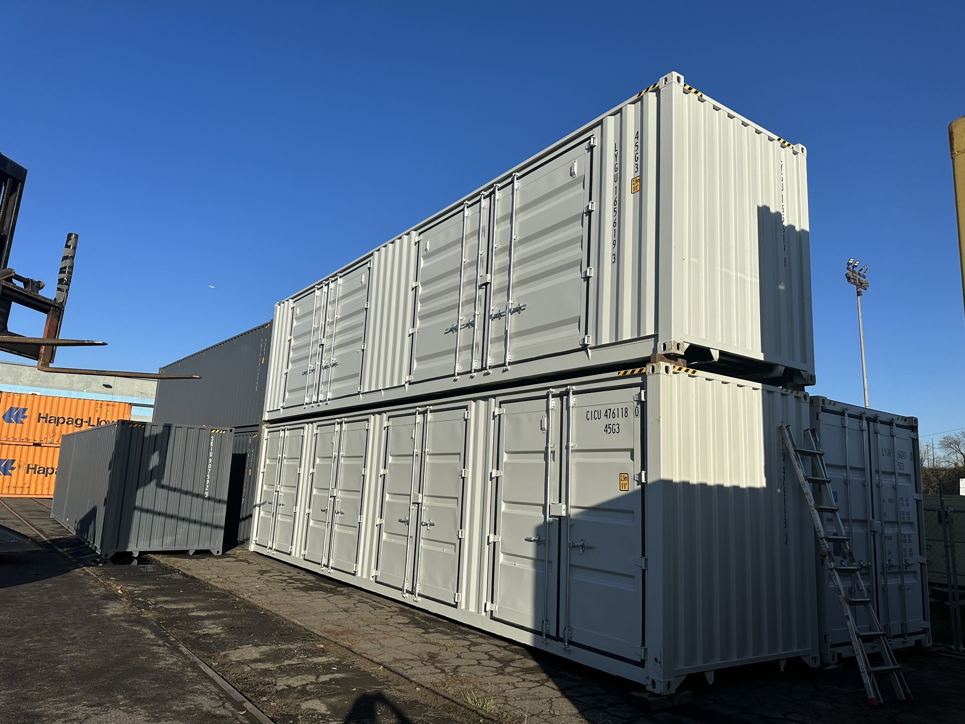 40 Foot High Cube Open Side Containers