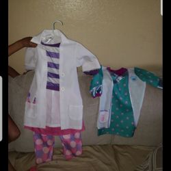 3 Piece Doc Mcstuffins  costume size 4T 