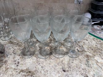 12 wine glasses