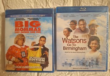 Blue Ray BIG MOMMA Father like Son and The Watsons Go to Birmingham