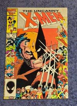 UNCANNY X-MEN 211 VF+ 1986 1ST APP MARAUDERS MUTANT MASSACRE MARVEL COMICS CLAREMONT ROMITA JR.
