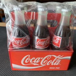 Coca Cola Mini 6-pack Desk Set 1995