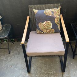 Two outside patio chairs (rocking chairs)