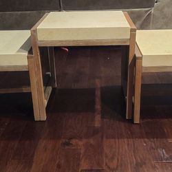 Marble end tables