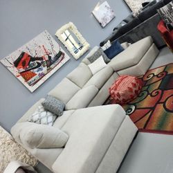 U Shape Sectional $1399 Luxury Pillows 
