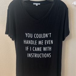 Women’s Black Printed t-shirt 