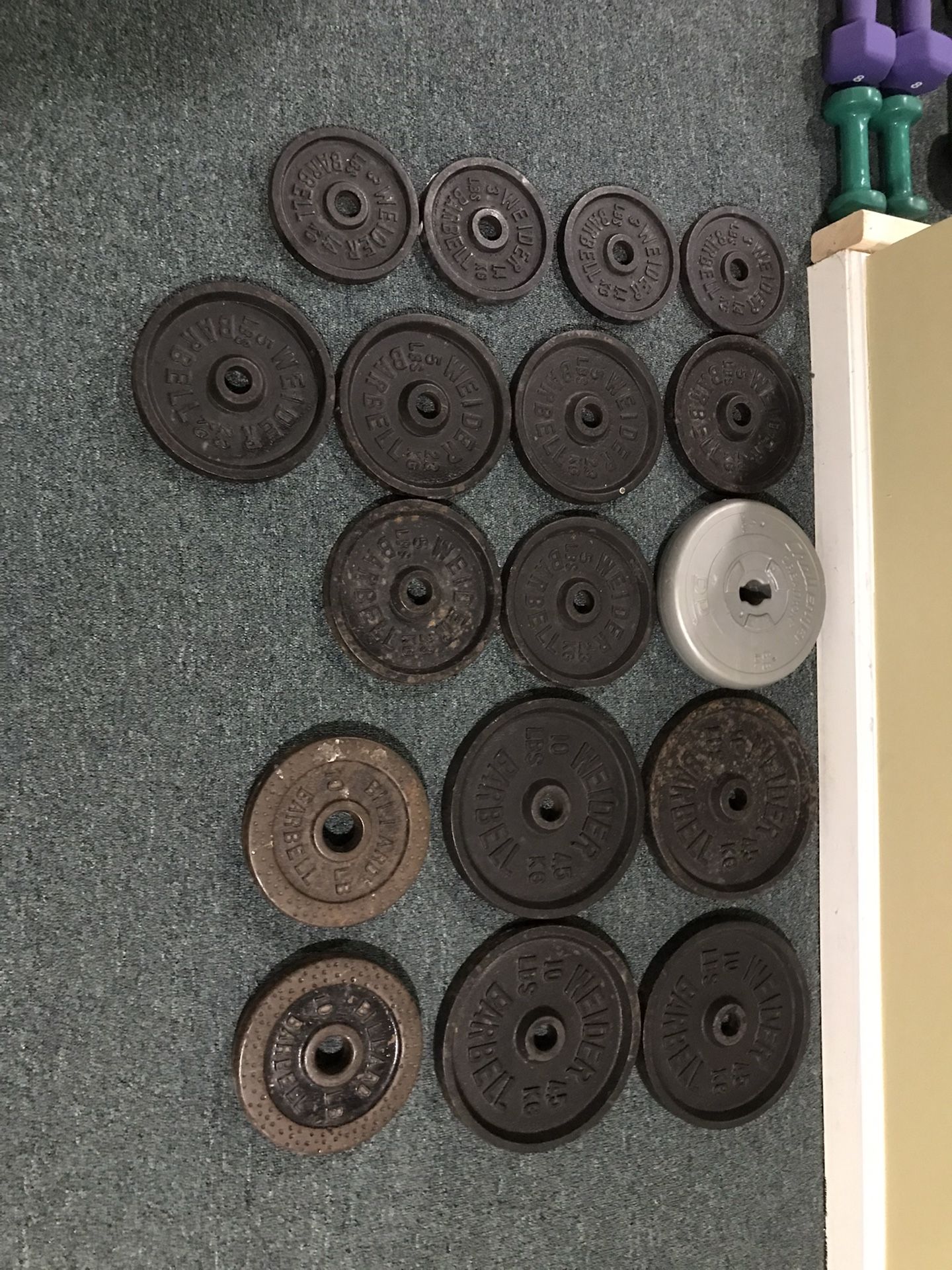 Barbell Weights 1” Diameter