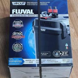 NEW Fluval 407 Performance Aquarium Canister Filter 100 Gallon
