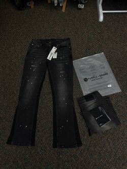 Purple jeans