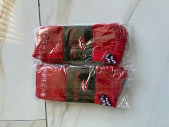 Chrome Hearts Red Socks