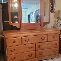 Dresser With Mirror Solid Wood