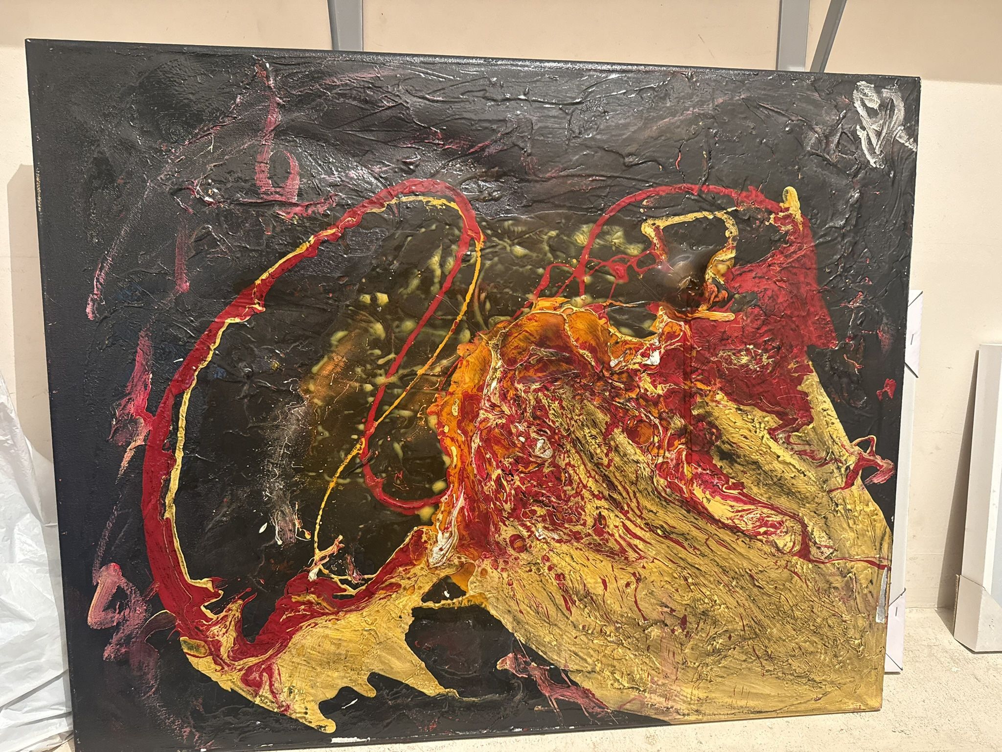 “thunderstorm” Oil Abstract