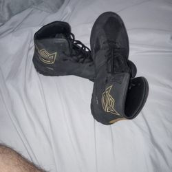 Gold JB Rudis Wrestling Shoes 