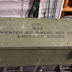 Wooden Carpenter Tool Crate 