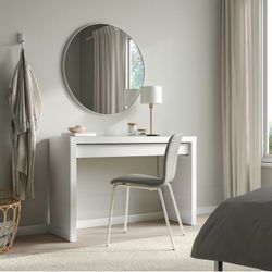 White ikea desk
