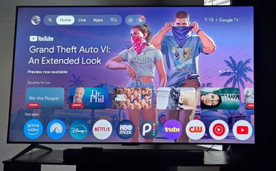 75 inch TCL Google TV Flat Screen TV