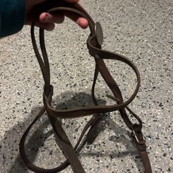 Bridle With Flat Steel Swivel Bit