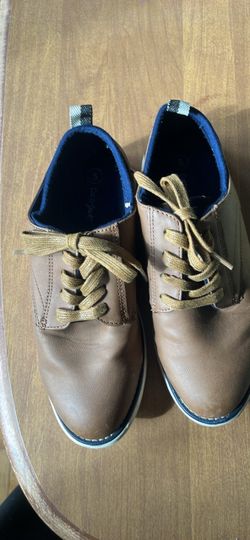 Jack and cat Boys Brown Leather Lace-Up Dress Shoes