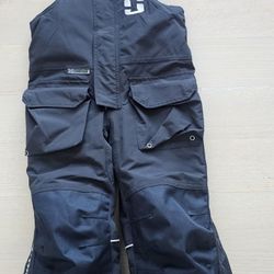 Striker Ice Predator Youth Ice Fishing Bibs - Black - 8