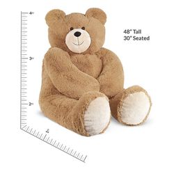  Teddy Bear Giant Teddy Bear - Big Teddy Bear, 4 Foot, 48", 4 FT, Giant Stuffed Animal