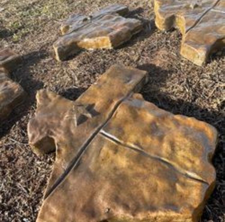 Stained Texas Concrete Decor