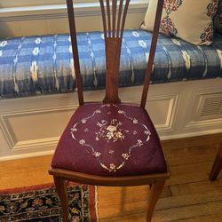 Antique Needlepoint Chair in Very Good Condition Smoke and pet free household