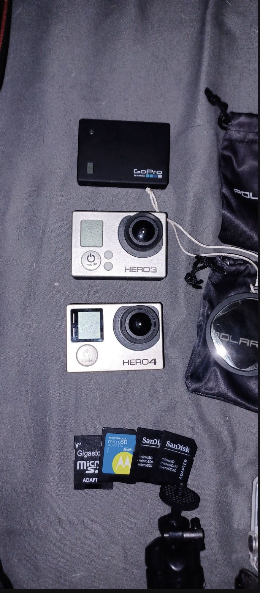 2 Go pro Hero 3+ &Hero 4