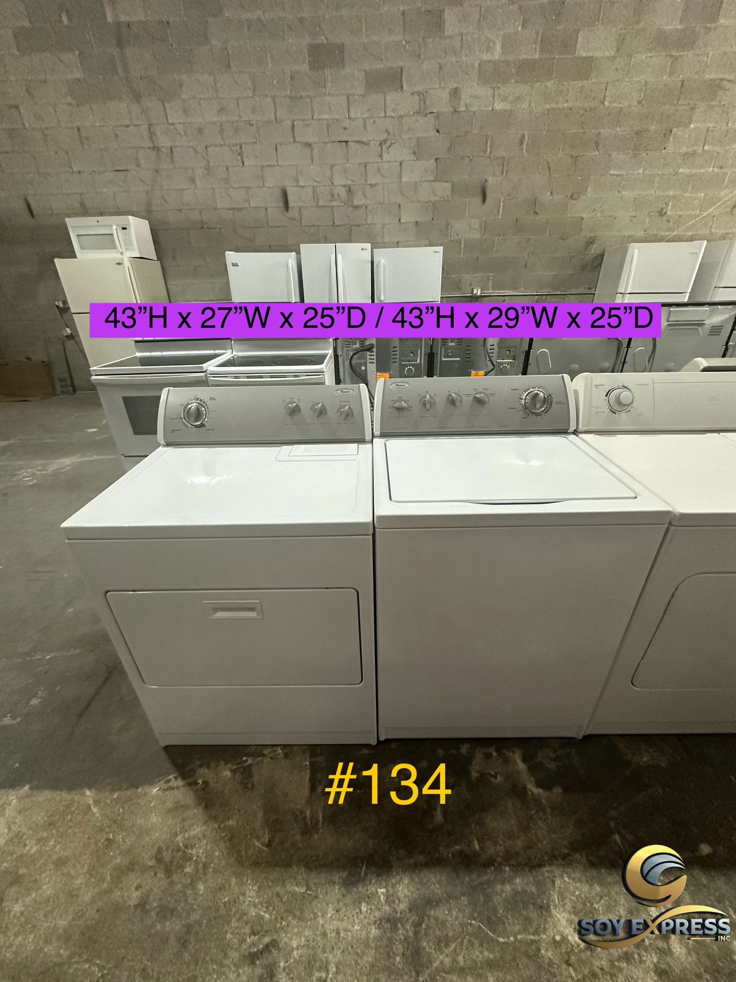 Whirlpool Washer And Dryer Electric (#134)