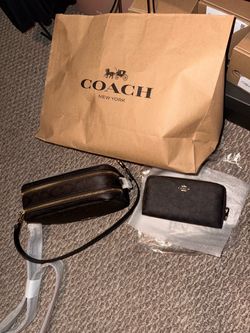 Coach purse and wallet