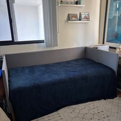 George Oliver Sundy Mid Century Daybed + 6" Memory Foam Mattress by Wayfair