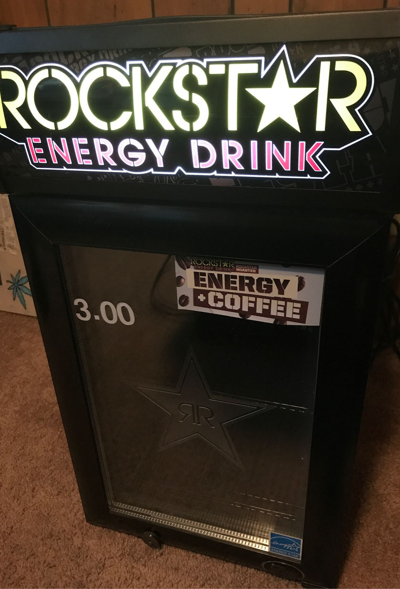 Rockstar fridge
