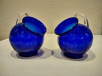 Vintage Cambridge Tilt Ball Sugar and Creamer 