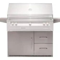 Alfresco 42 Inch Built-In Outdoor Refrigerator Cart