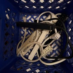 Power strips multi plugs set of 4