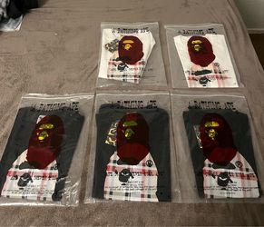 BAPE A Bathing Ape Check by Bathing Tee