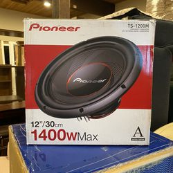 PIONEER 12″ Car Audio Subwooder 1400W Max Power (TS-1200M)
