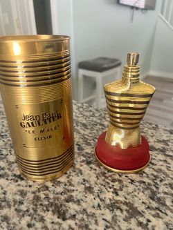 Jean Paul Gaultier Le Male Elixir Cologne - Full Set With Gold Tin
