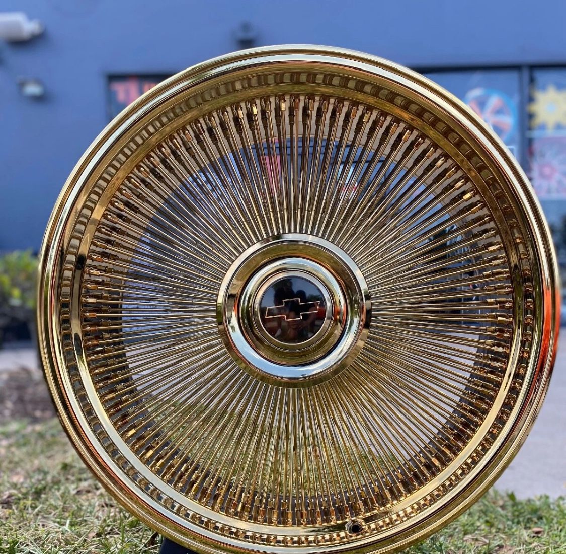 26’ Inch Solid Gold Spokes With Steering Wheel $6000