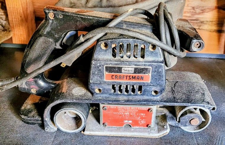 Vintage Sears Craftsman 3 Inch Belt Sander Model No. (contact info removed)1 Corded