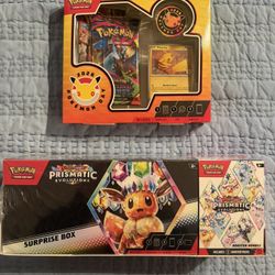 Pokemon S&V Prismatic Evolutions Bundle & Surprise Box 2026 Pokemon Day