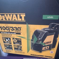 Dewalt Self-Leveling Cross Line Laser 100’/330’