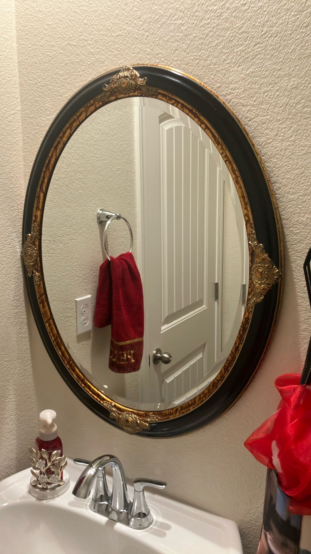 Antique Beveled Mirror