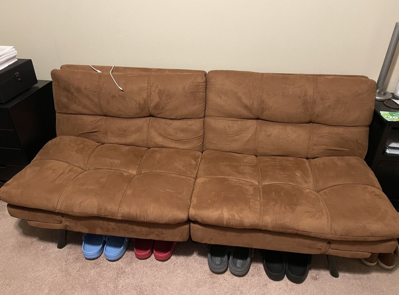 Brown Futon (Adjustable )