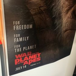 $5!! WAR for the PLANET of the APES Original Movie Poster